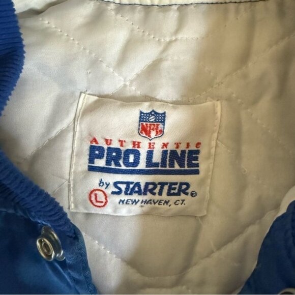 Starter Men’s Large NFL‎ Denver Broncos Vintage Authentic Pro Line Bomber Jacket - Picture 8 of 11